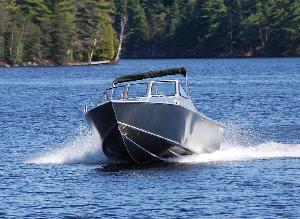 raised deck sailboat