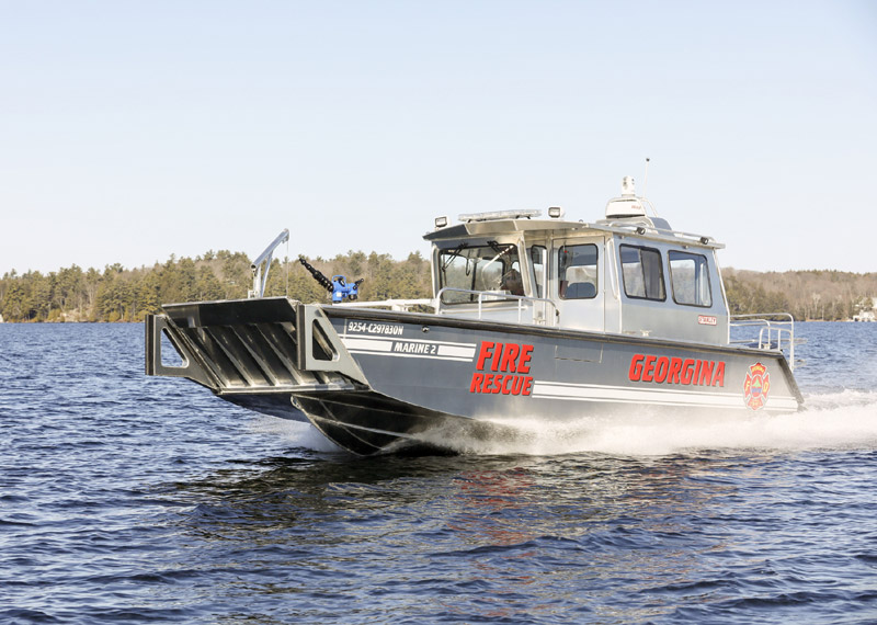 32'-Bullnose Fire Rescue Boat Landing Craft . Recommended for: firefighting, rescue, recovery; all-weather assignments.