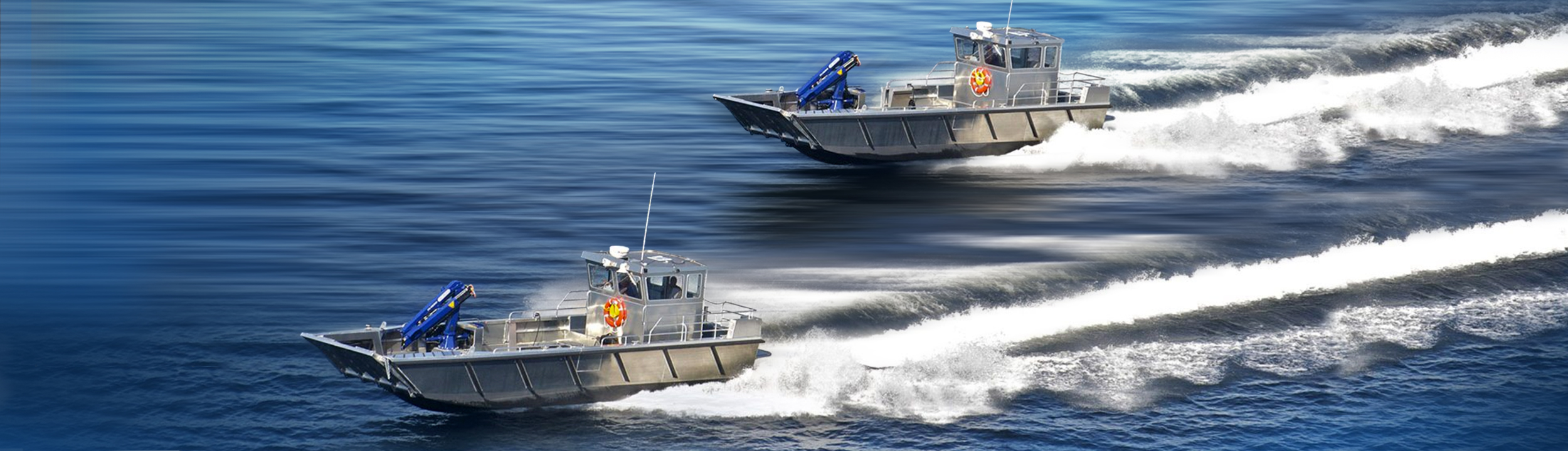 Landing craft - Welded aluminum work boats