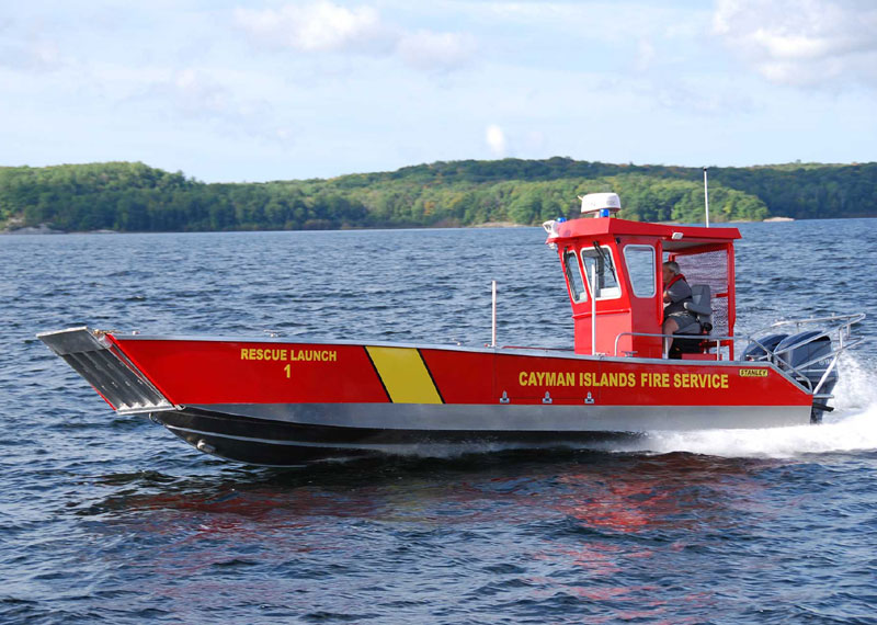 Landing Craft - Fire Rescue Boat built for multi-mission emergency operations in both open water and shallow water.