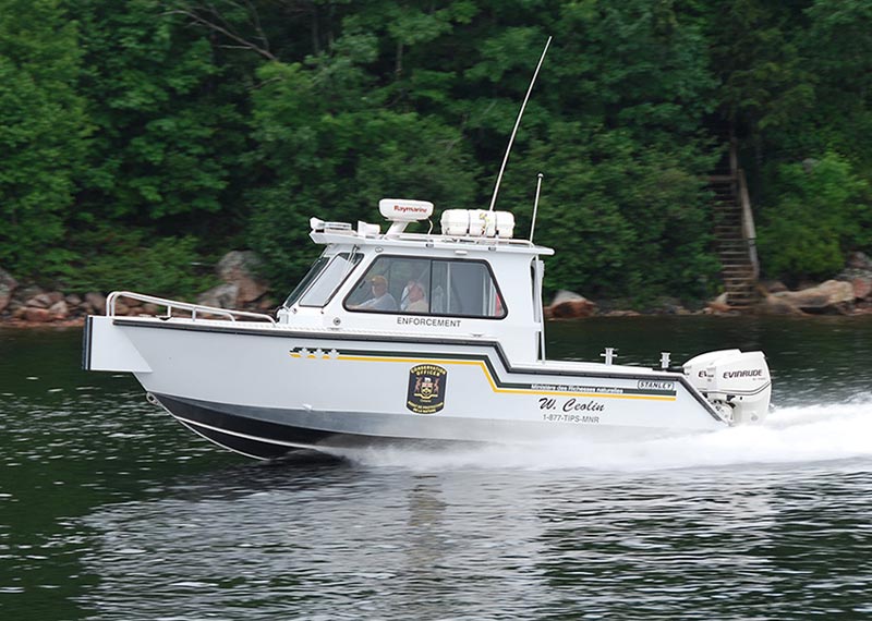 Patrol Boat for Fish and wildlife conservation. Ideal aluminum boats for the Great Lakes, Coastal Waters and Bays throughout North America.